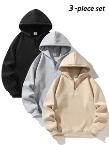 Men's Casual Long Sleeve Shirt, Stylish Button Front Design, Comfortable Cotton Material, Perfect for Daily Wear & Office Use, Hoodie