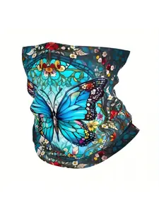 Butterfly Scarf Neckerchief Neck Face Mask Polyester