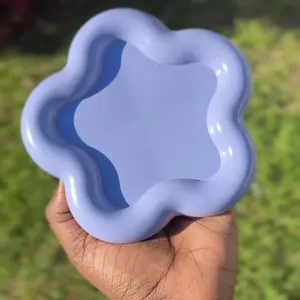 Flower Star shaped Concrete Tray | Jewelry Dish Flower Star shaped Concrete Tray | Jewelry Dish