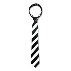 Black & White Stars Stripes Tie