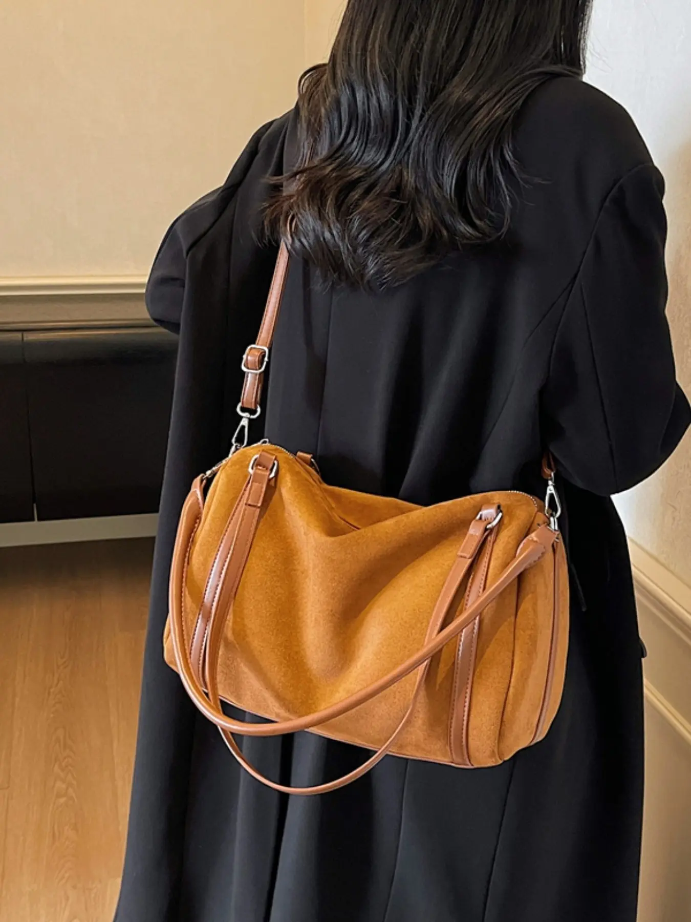 Women's Fashionable Single Shoulder Handbag, Large Capacity Crossbody Bag, Casual Trendy Bag, Stylish Daily Use Accessory, Perfect Gift Idea, Hobo Crossbody Bags