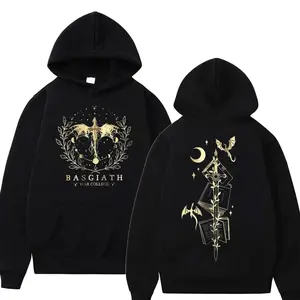 Basgiath War College Fourth Wing Hoodie, Men Women Fashion Retro Dragon Rider Hoodie, Trending Unisex Graphic Hoodie For Men and Women, Casual Outfit, Comfortable Menswear & Womenswear Top, Dec9