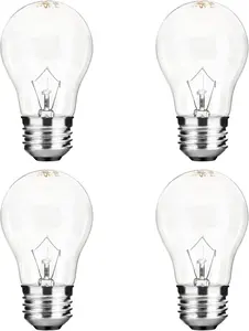Appliance Oven Light Bulb A15 40W High Temperature 500 Degrees Resistant for Refrigerator Over Stove Microwave Range Hood Lava Lamp Replacement Bulb E26 Medium Base 120V Warm White