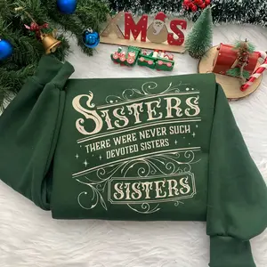 Vintage Sisters White Christmas Sweatshirt