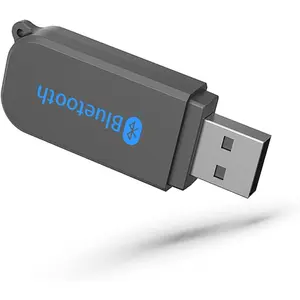 USB Bluetooth Receiver, Bluetooth 5.3 Wireless Audio Adapter 3.5mm Car Kit Music Receiver for Home/Car Stereo Sound System, Portable Speskers, (Aux in) with 3.5mm Cable (H222).