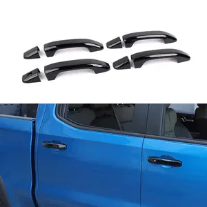 Car Door Handle Shell Trim Cover Vehicle Accessory for 2019+ Chevy Silverado, 2019+ GMC Sierra, 2023+ Colorado, 2023+ Canyon - Chevy Truck Accessory, Father's Day Gift, Vehicle Accessories