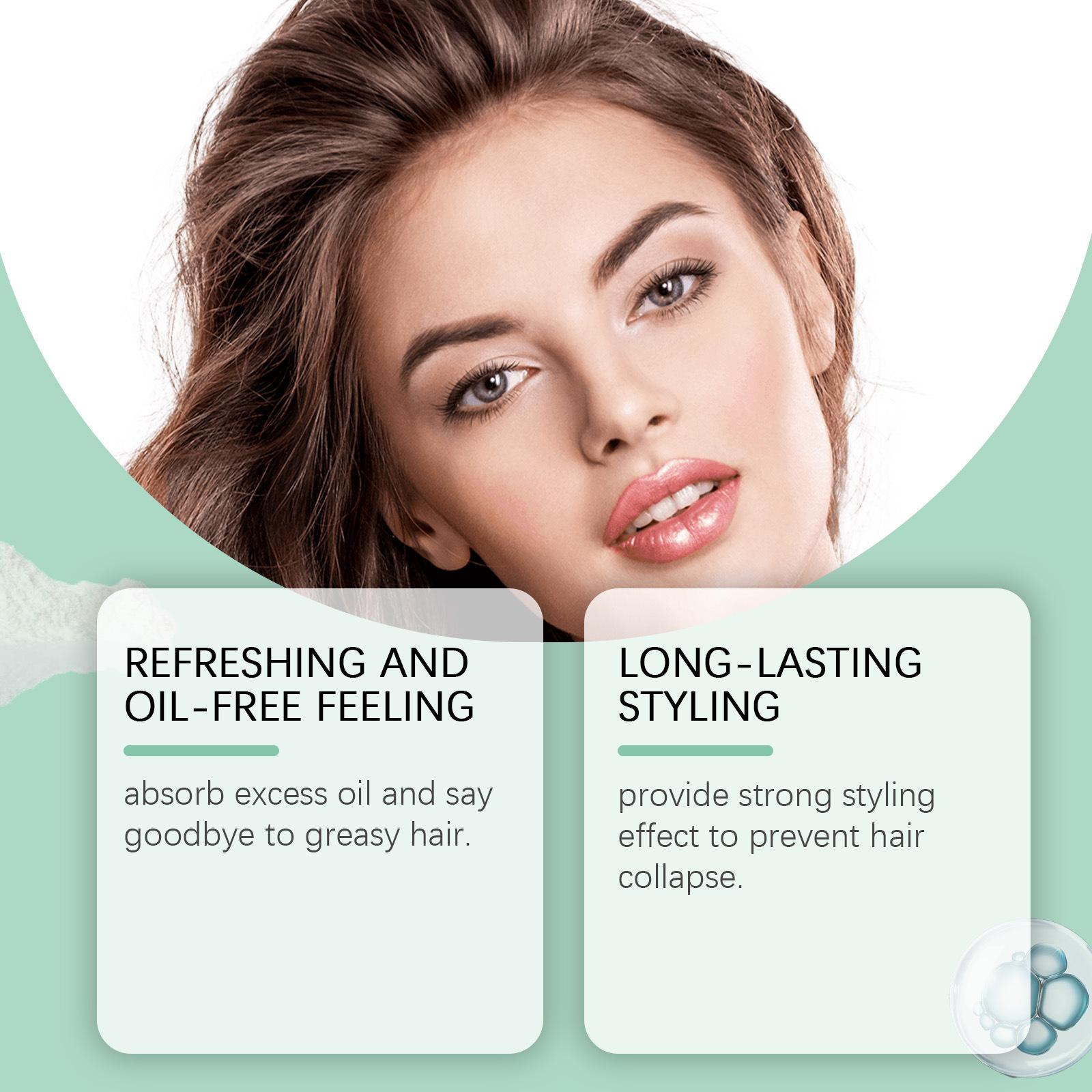 Dry shampoo Treat Dry Shampoo Puff Non-Aerosol & Talc-Free Root Refresh & Oil Absorption Volumizing Powder Vegan & Cruelty-Free(0.18oz)