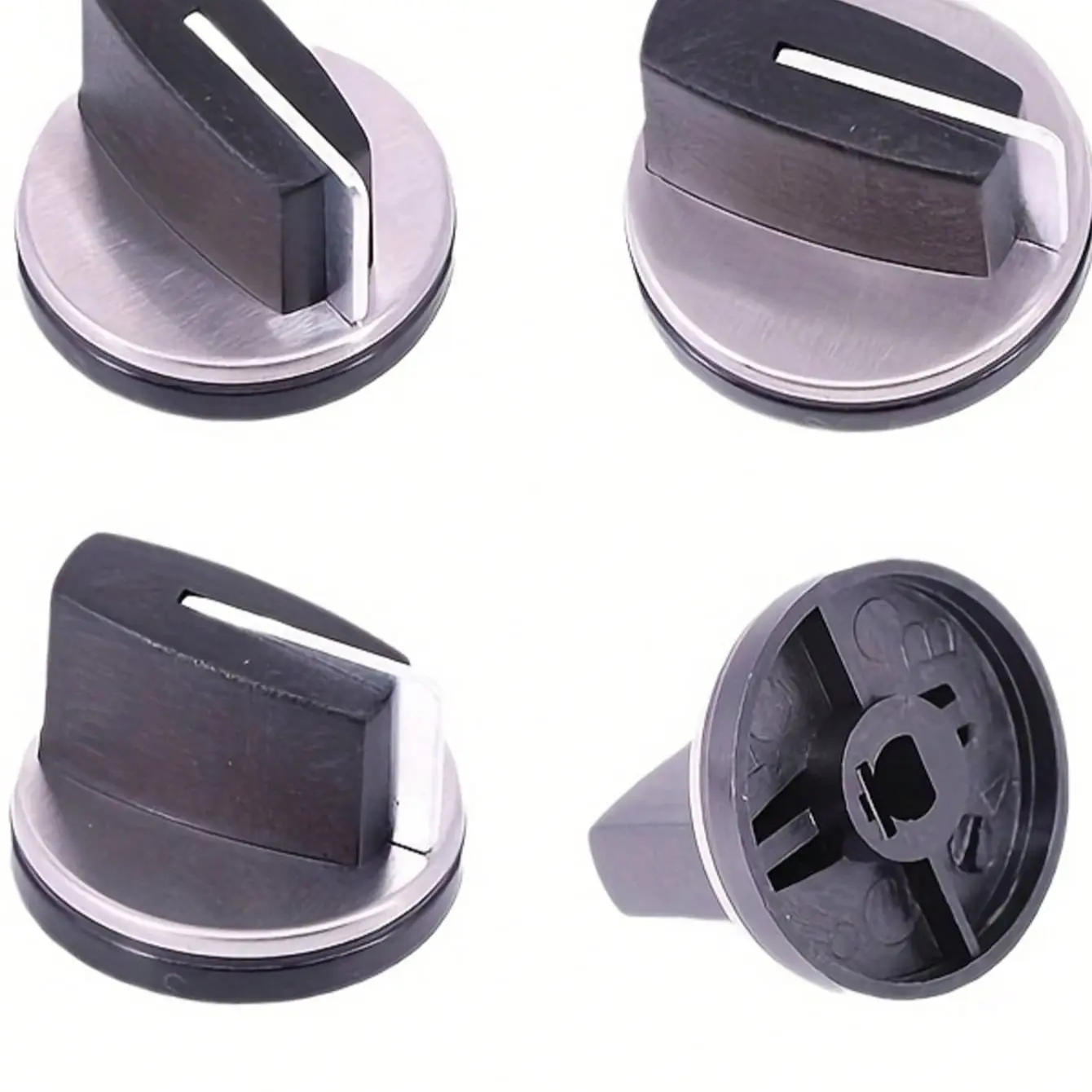 Universal Gas Stove Knob Replacement Set, Replacement Parts, Durable High Temperature Resistant, Fits Most Gas Stoves, Kitchen, 8mm/0.31in Size, 4 Pack