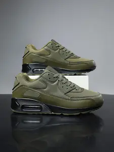 Men's Sporty Lace Up Walking Shoes, Casual Breathable Comfortable Running Shoes, Fashionable Sneakers for Daily Wear, Running Air Shoes