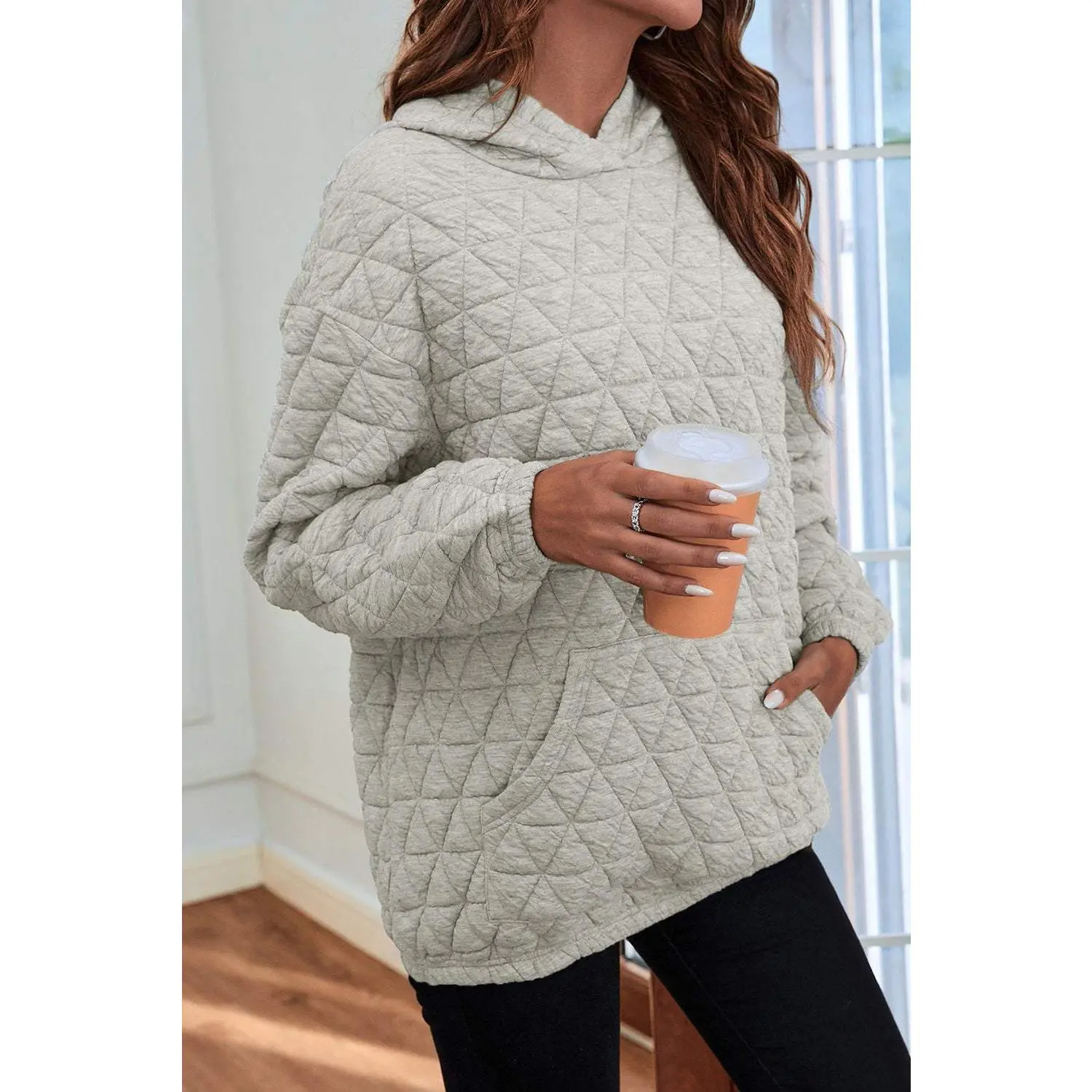 Thermal Quilted Hoodie