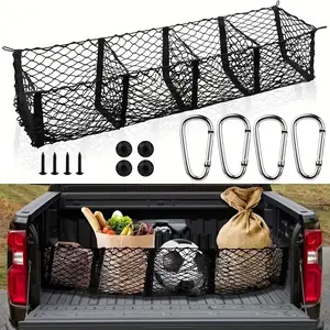 1pcs Car Trunk Organizer Net, Easy Storage, Prevents Shaking, Expands Travel Space, Durable Mesh Design, Perfect for Road Trips