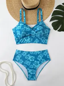 Women's Two-Piece Bikini Swimsuit Set, Bikini Swimwear, Fashionable & Sexy Design, Slimming Fit, Perfect for Spa & Swimming Pool Use