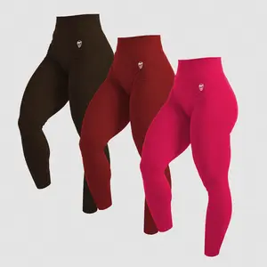Gymreapers Infinity Seamless Workout Leggings for Women 3-Pack High Waisted Compression Tummy Control Leggings with Scrunch Back Squat Proof Fit for Gym Training Running Yoga Activewear Moisture-Wicking 4-Way Stretch Durable Fabric