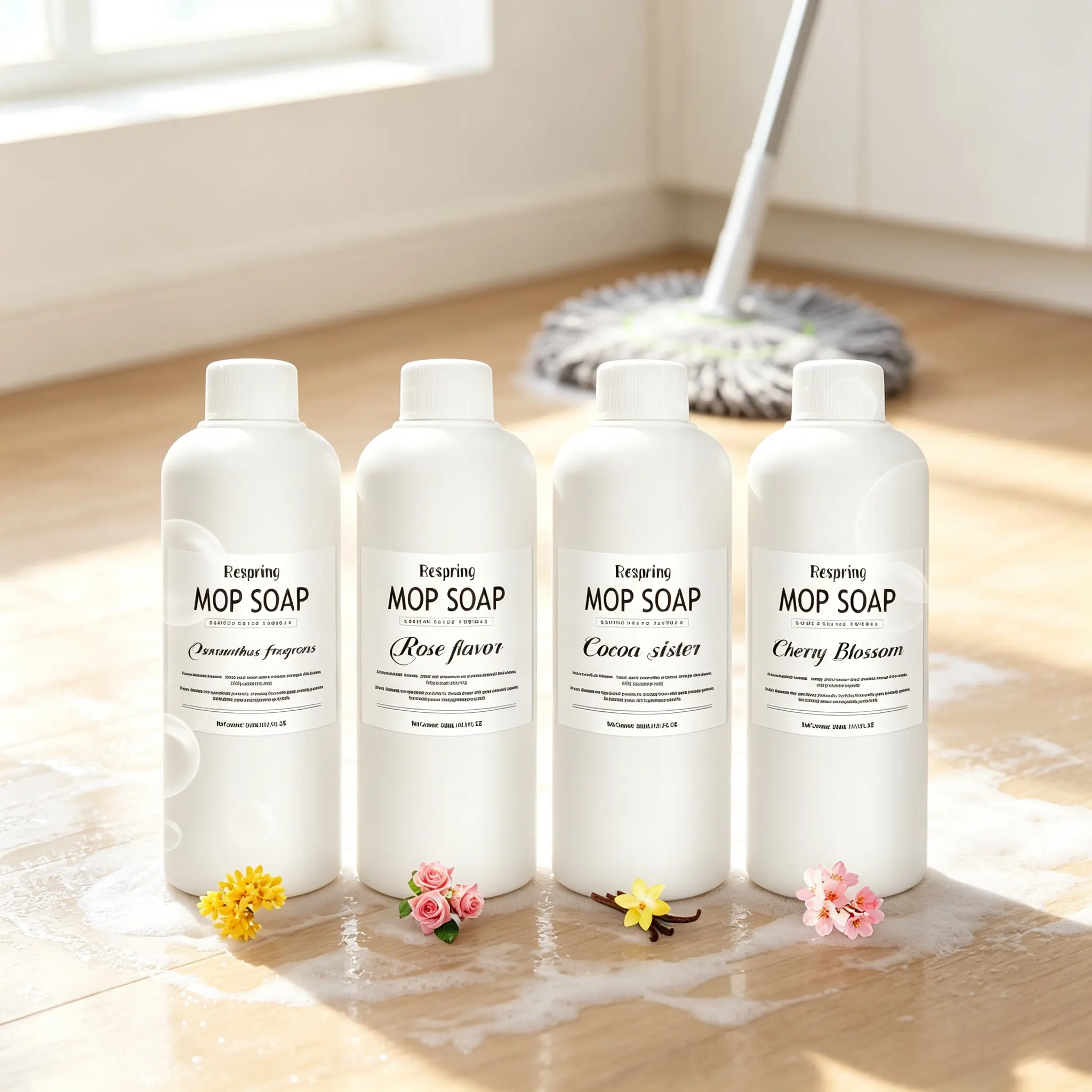 Super Concentrated Liquid Floor Cleaner Soap (10oz/300ml) - Eco-Friendly Home Supplies, Fragranced Quick-Dry Brightening All-Purpose Solution for Living Rooms