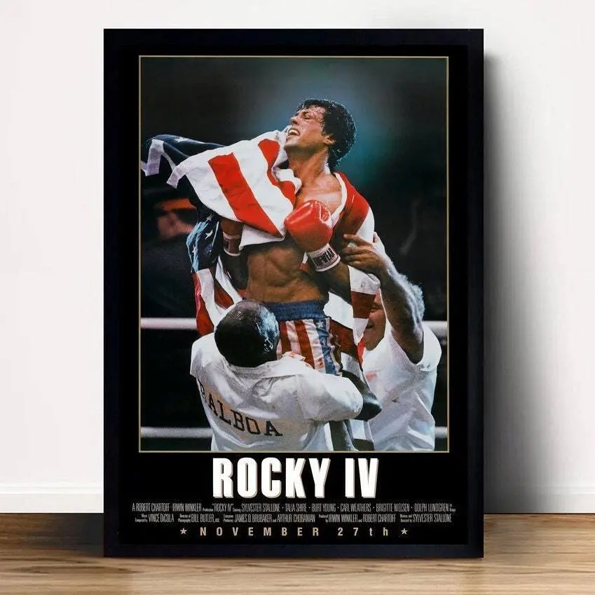 Sylvester Stallone Rocky IV Movie Poster Wall Art Home Decor (No Frame) POSTER
