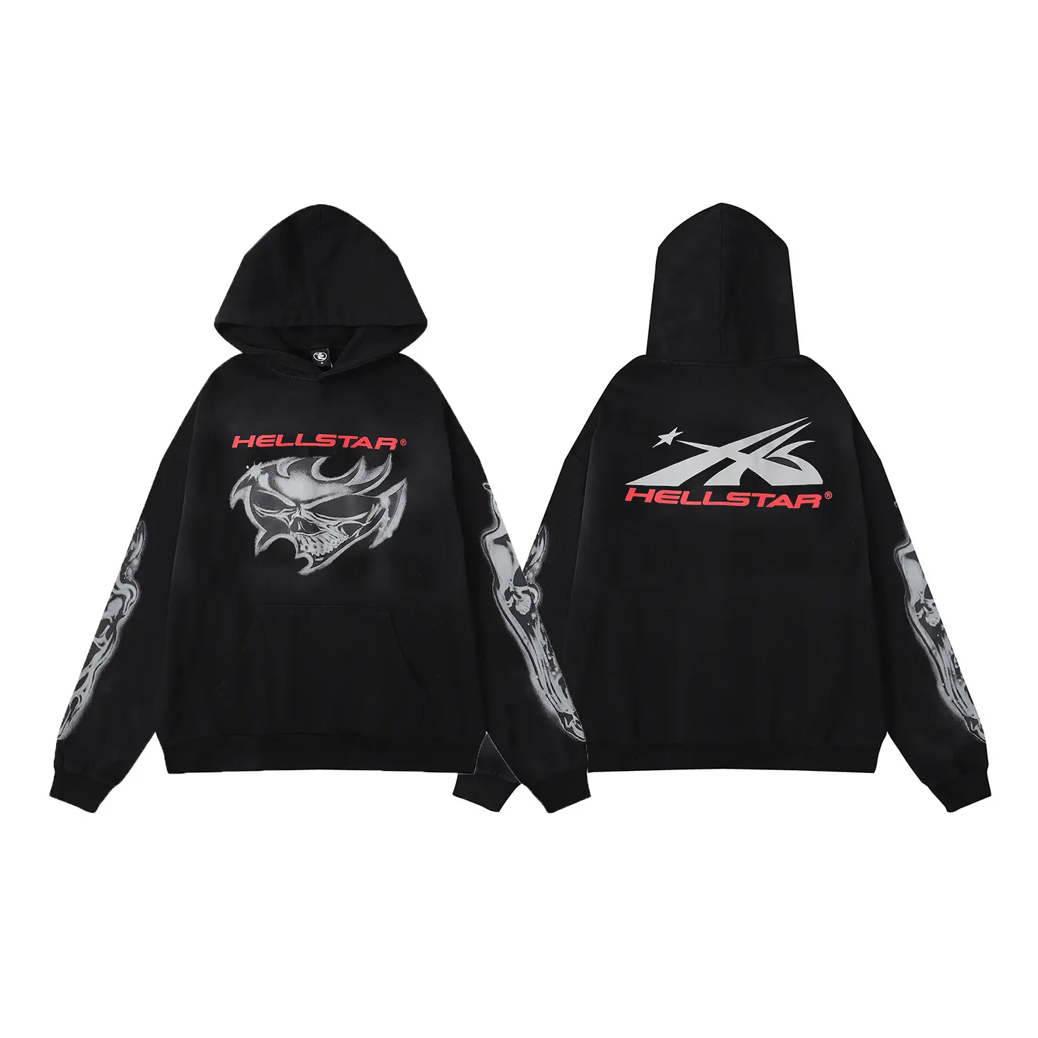 【 Cotton Hoodie 】 DY w08 Black