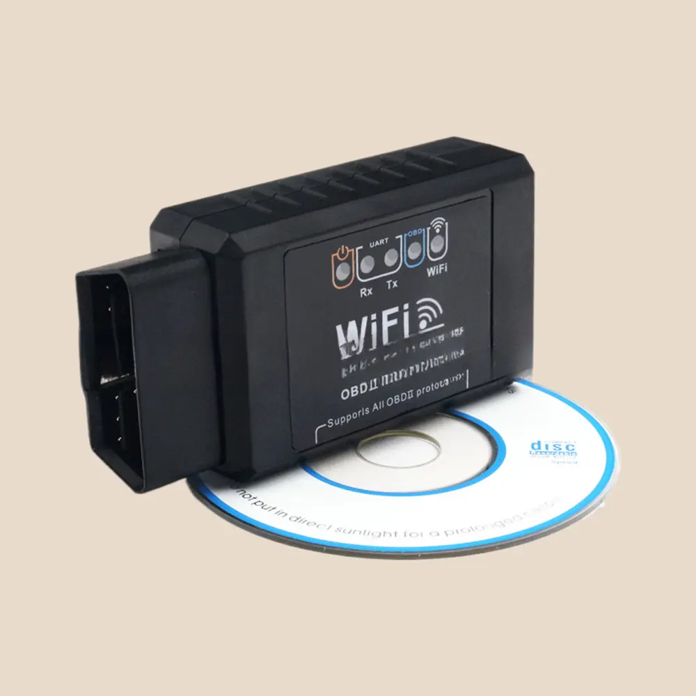 Universal Auto Analyst V1.5 Compact Plug-N-Play WiFi Enabled OBD2 Scanner - Built-in Wi-Fi, Engine Load Check, Fuel Efficiency Monitoring, Live Data Streams, Low Power Consumption for iOS (iPhone, iPad), Android Connectivity, Fault Codes
