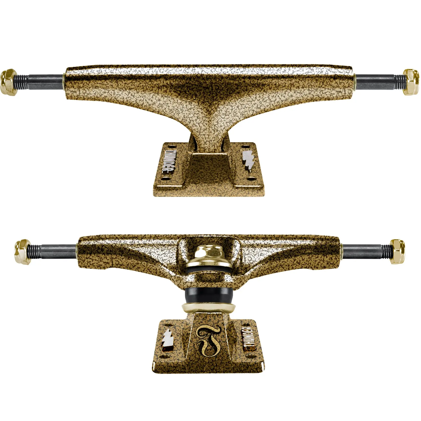 Thunder Skateboard Trucks Goldline Hollow Lights Gold 147 (8.0")