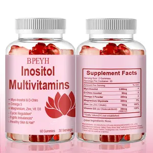 Inositol Multivitamin Gummies-Peach PerfectMyo-Inositol, D-Chiro lnositol, Omega 3 FitnessHealthcare, tiktok shop