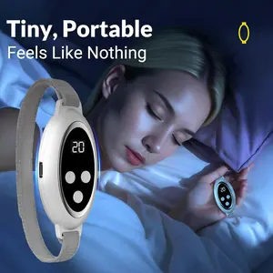 Rechargeable Sleep Aid Device Palm Pulse Sleep Massager Handheld Microcurrent Device to Help Improve Sleep, Insomnia and Anxiety