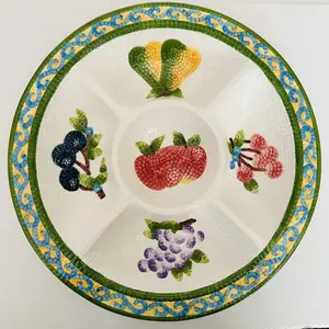 Fruits and party platter_ very unique and pretty_ 14 inch