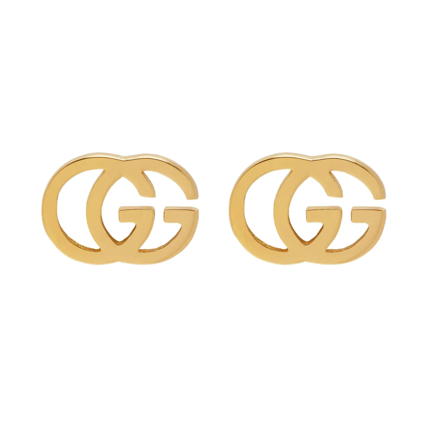 Pre-owned Gucci Gold Running Earrings non complete set