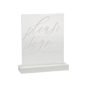 Acrylic Please Sign Our Guest Book Sign