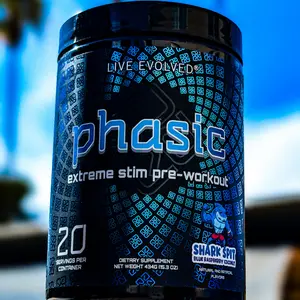 Phasic - Extreme High Stimulant Preworkout DMAE, Eria Jarensis, 475mg Caffeine, 6mg Yohimbine.