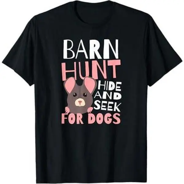 Barn Hunt Hide And Seek Design Barn Hunt T-Shirt