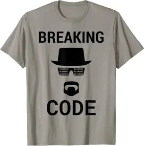 Breaking Code - Black Design For Computer Security Hackers T-Shirt