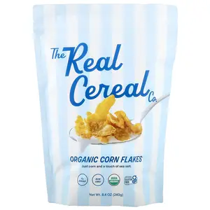 The Real Cereal Co Organic Corn Flakes, 8.4 oz (240 g) The Real Cereal Co Organic Corn Flakes, 8.4 oz (240 g)