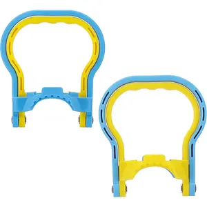 5 Gallon Water Bottle Handle 2 Pack Plastic Non-Slip Water Bottle Lift Handles, Energy Saving Water Jug Handle Drinking Water Bottles Handles