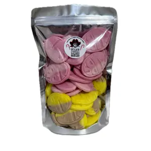 Bubs Sweet Mix (1/2 lb) - Swedish Candy- BUBS Pomegranate Strawberry Ovals, BUBS Banana Toffe Ovals