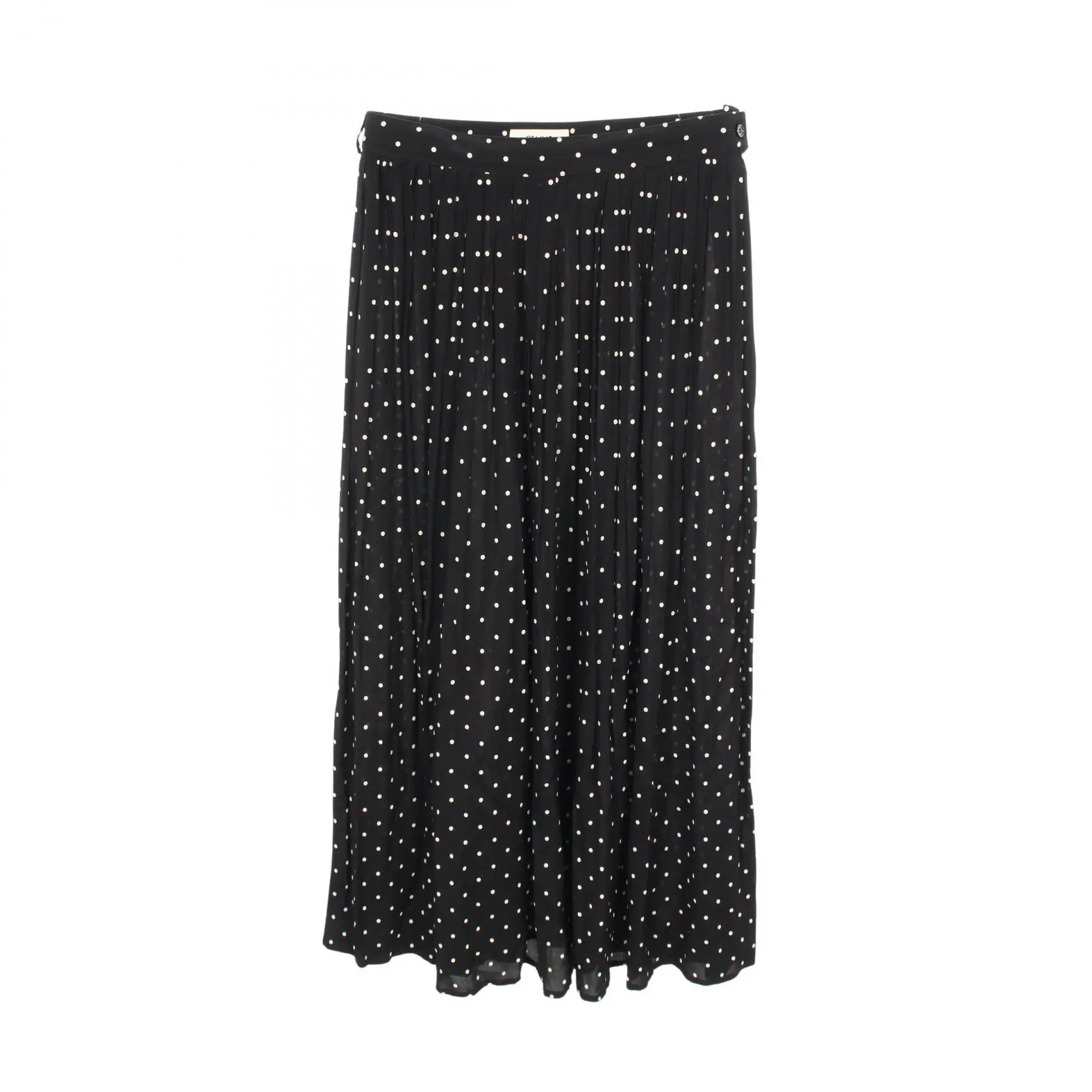 Pre-owned Celine Other Small Leather Goods Rayon Flare Skirt
