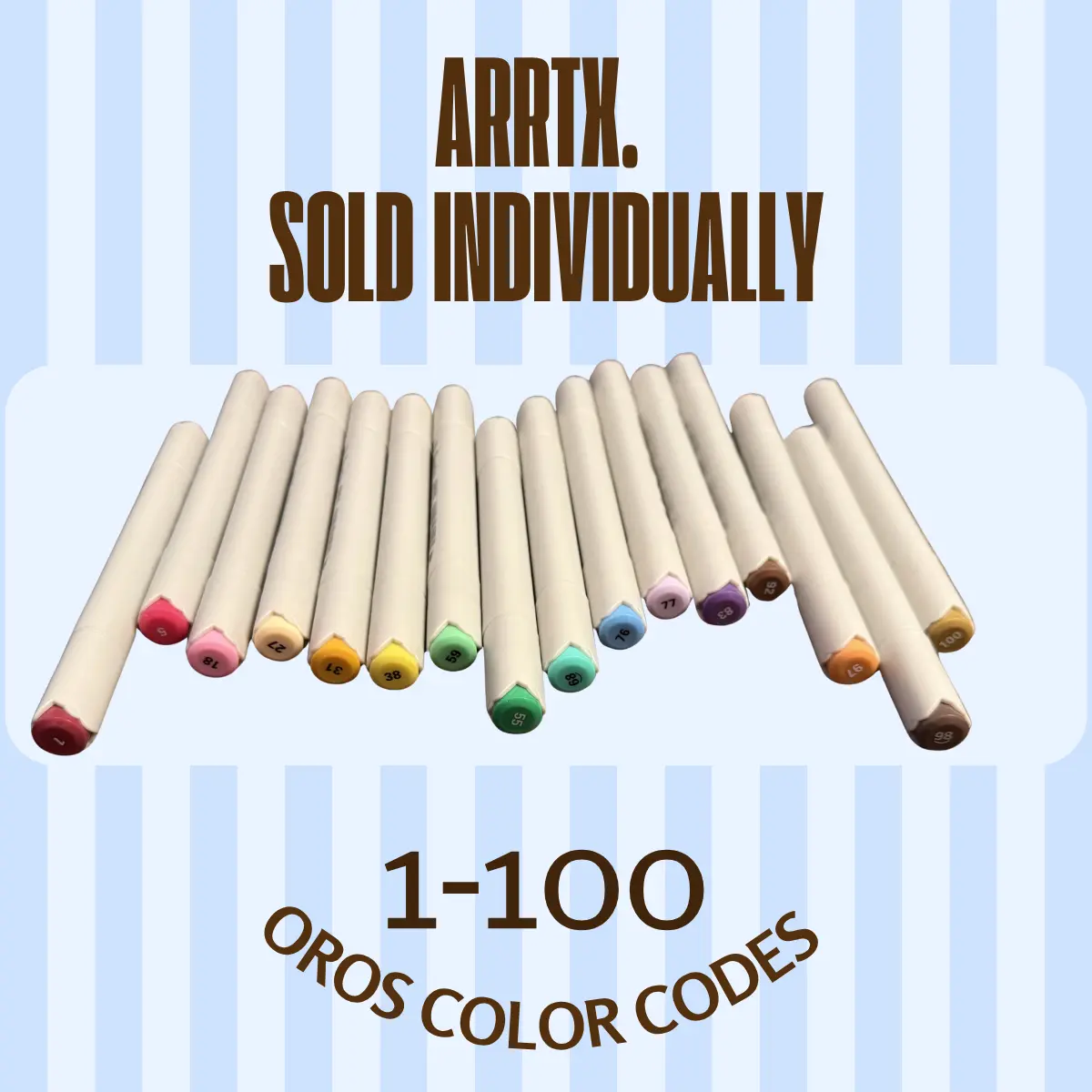 Arrtx Oros Single Marker - 0-100 Range Office Writing Tool, Stationery Writing Tools for Office Stationery & Supplies