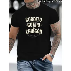 Summer t Shirts Chubby, Handsome and Awesome - Funny Mexican T-Shirt