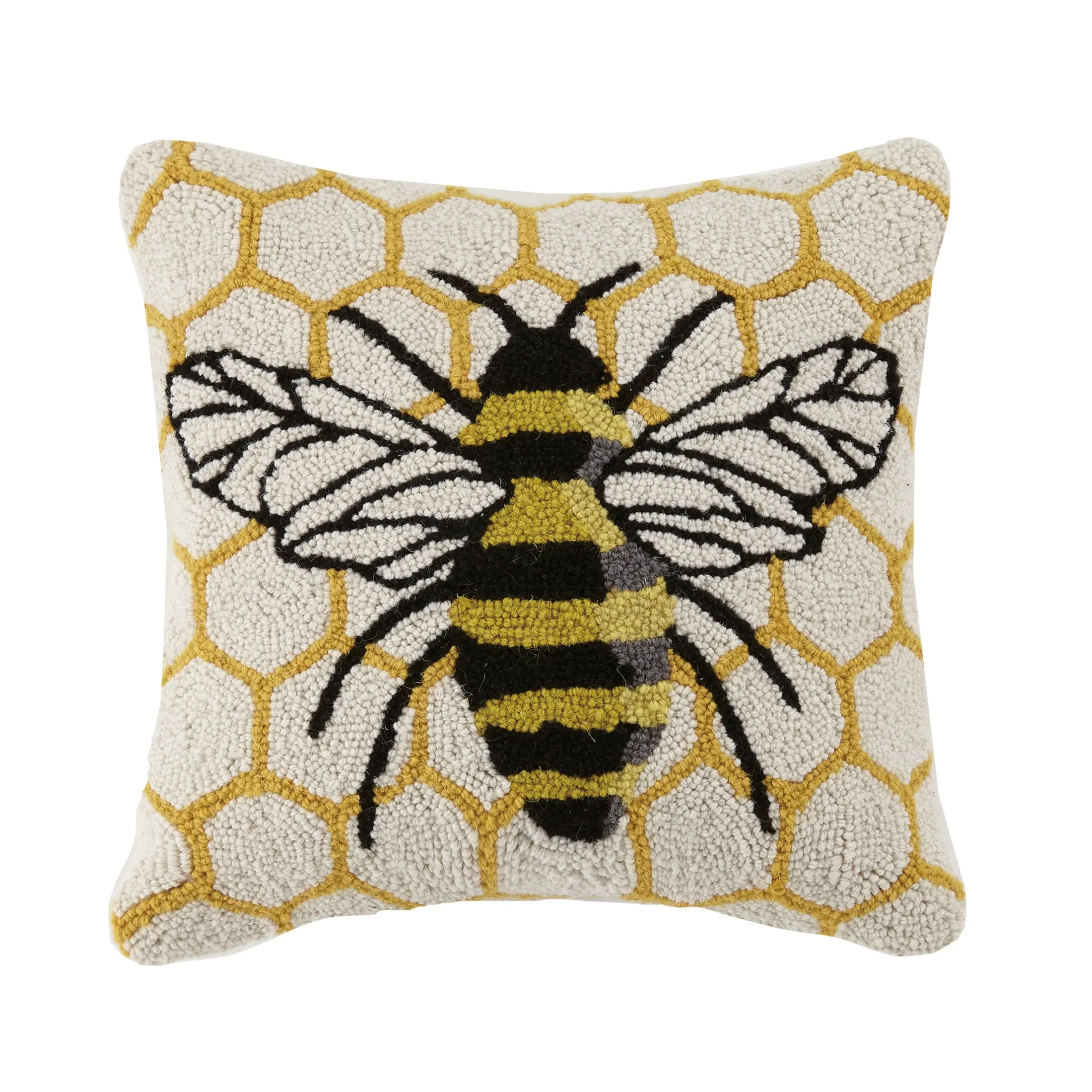 Honeycomb Bee Hook Pillow