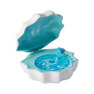 [Children's Day Gift] Oceanic Bluetooth Speaker Shell Design with 7 RGB Light Modes & White Noise Sounds Perfect Kids And Girl Friend Gift Indoor Outdoor Speaker with Immersive Ambience Color Changing Bluetooth Speaker for Audio Smartphones