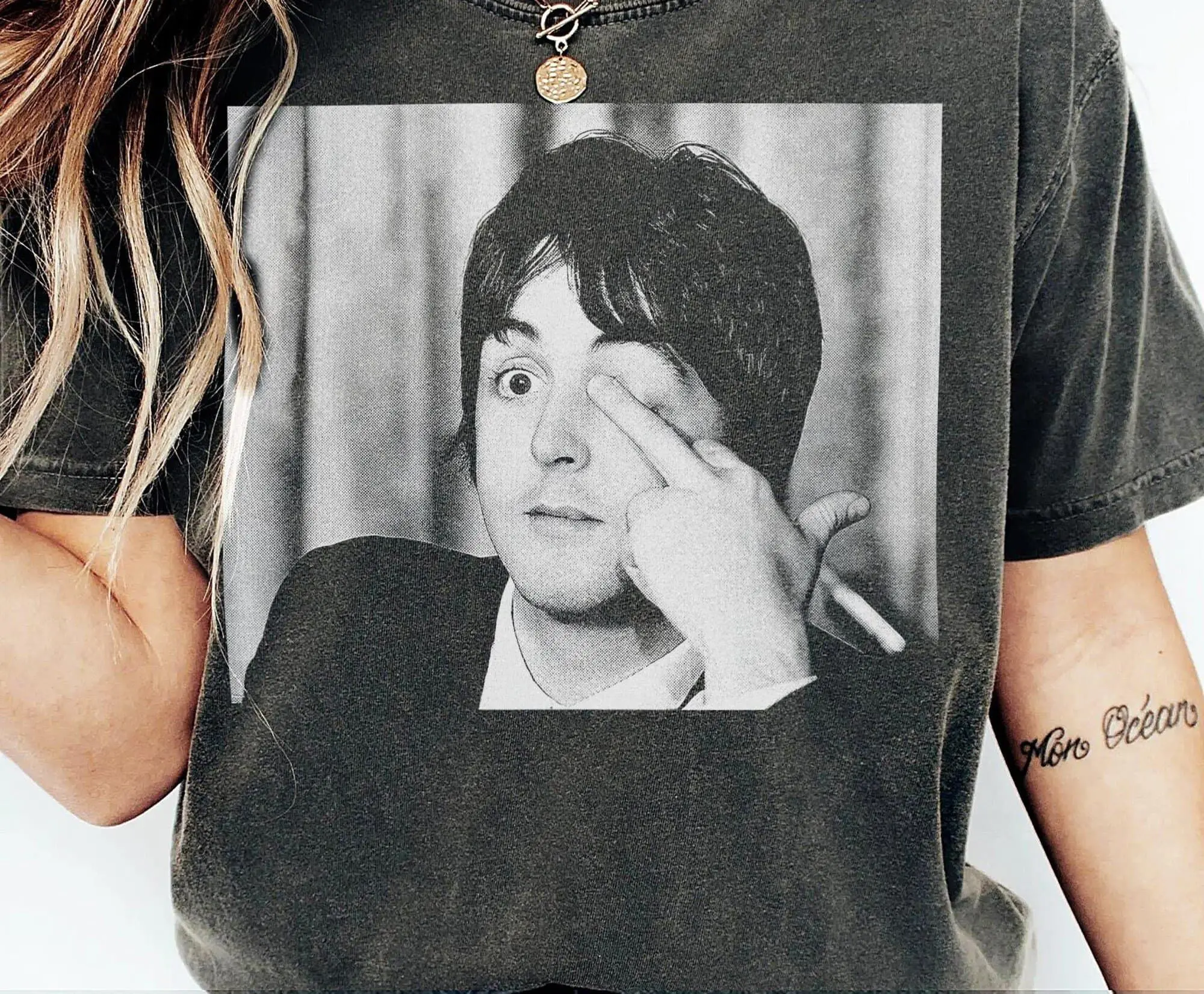Paul Mccartney Middle Finger Comfort Colors T-shirt