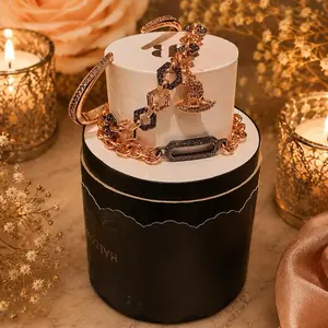 BP Halloween Stack - Cauldron Chic (Removable Charm) - Lab Created Stones, Rose Gold Plating