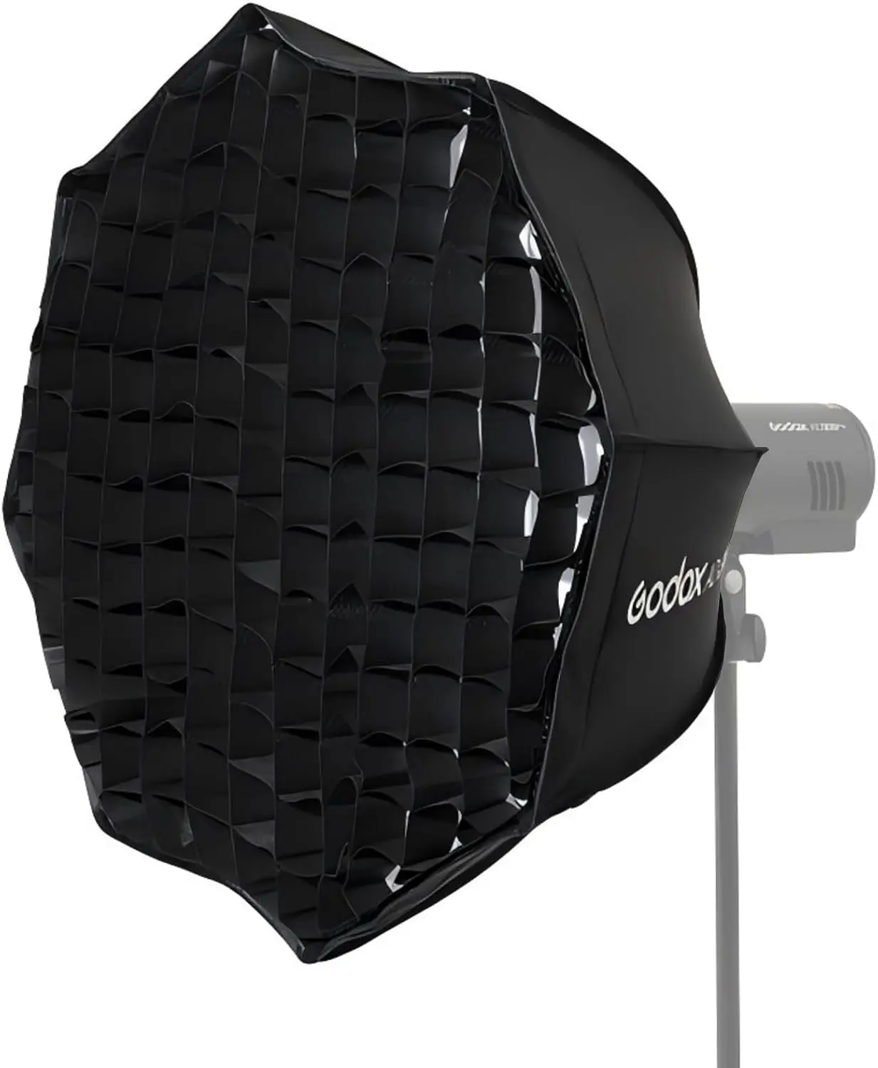 Godox AD-S60S Octagon Softbox (60x60cm, Godox Mount) with Polypropylene Construction, Supplier Warr., Carry Bag | Compatible with AD300Pro II, AD400Pro, ML80Bi, ML150Bi, ML100Bi, ML100R, ML60IIBi, ML60Bi, ML60, ML30Bi, ML30 LED Video Lights