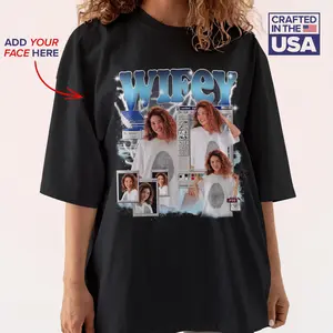 Custom Vintage 90s Graphic Tee, Personalized Bootleg Rap T-Shirt With Name, Birthday Gift For Him, For Her, Trending Streetwear Outfit