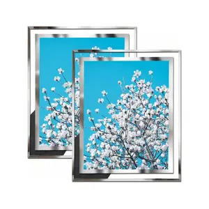 8x10 Picture Frames Pack Of 2 Tabletop Display Home Decor Multi Glass Frames