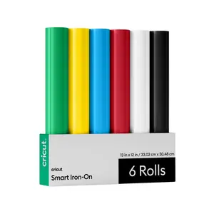 Cricut Smart Iron-On Matless Heat Transfer Vinyl, Nature Sampler - 13 in x 12 in (6 ct)