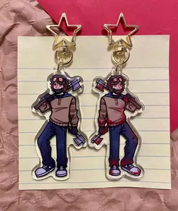 Ticci Toby Double Sided Epoxy Keychain