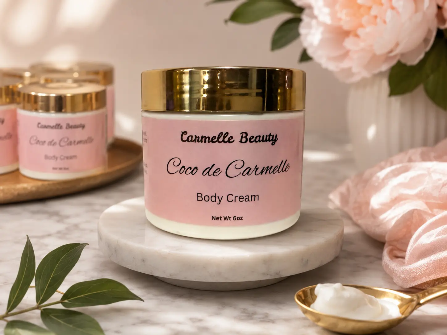 "Coco de Carmelle" Luxurious Body Cream-6 oz "Coco de Carmelle" Luxurious Body Cream-6 oz