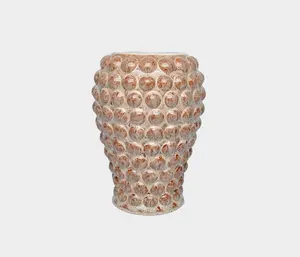 Orix Textured Ceramic Vase – Handcrafted Sculptural Elegance