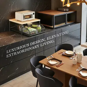 1pc Kitchen Microwave Stand | Countertop Storage Rack | Essential for Kitchen Organization ✨