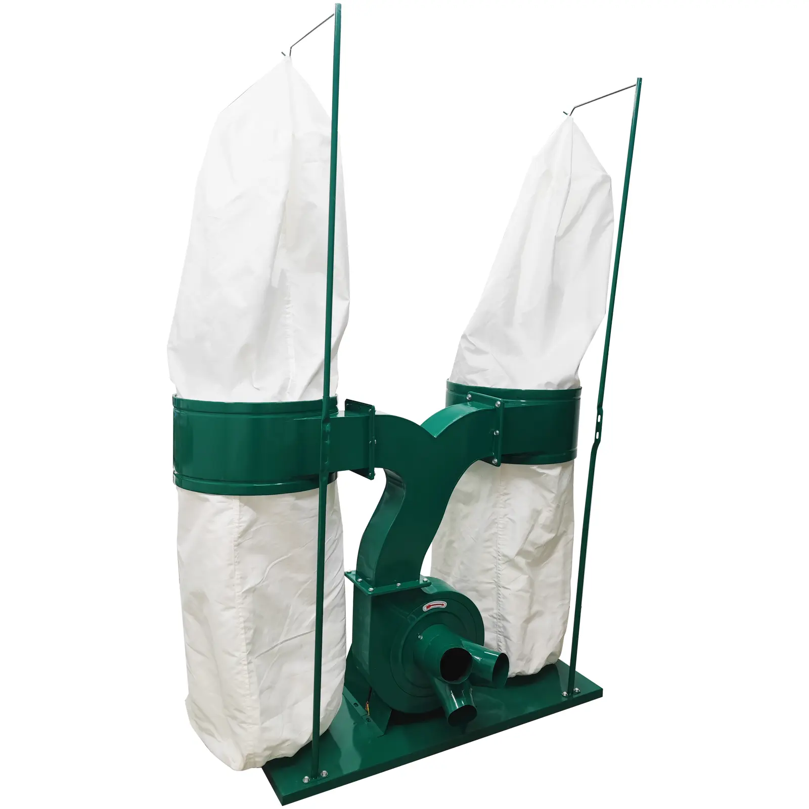Yokoma 110V Dual-Bag Woodworking Dust Collector, Efficient Equipment to Collect Sawdust and Debris, Keeps Woodworking Workshops Clean and Safe.