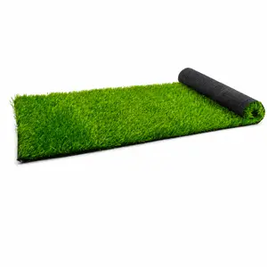 Artificial Grass Synthetic Lawn Turf 7 FT x 15 FT Realistic Thick Deluxe High Density 105 Sq Ft for Backyard Patio Pet Area Outdoor Living Home Improvement DIY Garden Decor Landscape Aesthetic Grass Rug Low Maintenance